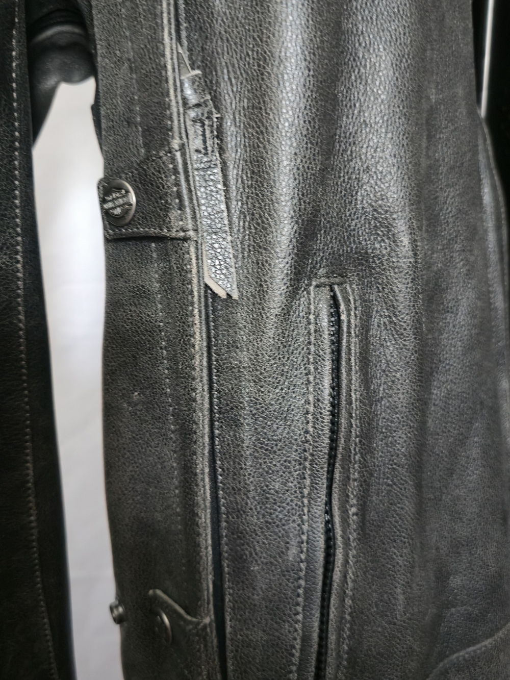 Harley-Davidson Men’s Black Leather Motorcycle Jacket (Size 3XL 54-56) - Picture 13 of 16